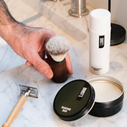 Dhist'l Gift Box Shave | Shaving Bar + FSC Wood Edition Shaving Brush